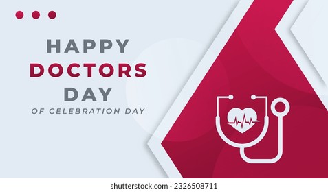 International Doctor's Day Celebration Vector Design Illustration for Background, Poster, Banner, Advertising, Greeting Card