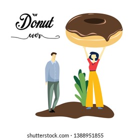 International Donut Day Celebration Vector Template Design Illustration