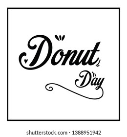 International Donut Day Celebration Vector Template Design Illustration