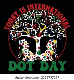 
international dot day tshart vector 