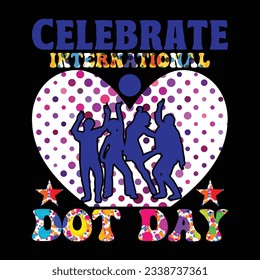 
international dot day tshart vector 