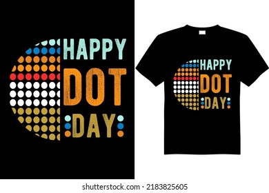 international dot day t-shirt design vector file