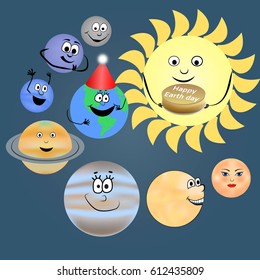 International earth day. Happy earth day. vector illustration