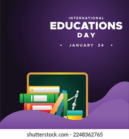 International Education Day Design Background