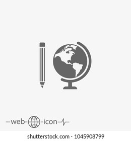 international education vector icon