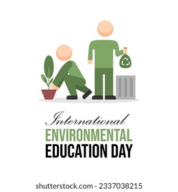 International enviromental education day illustration