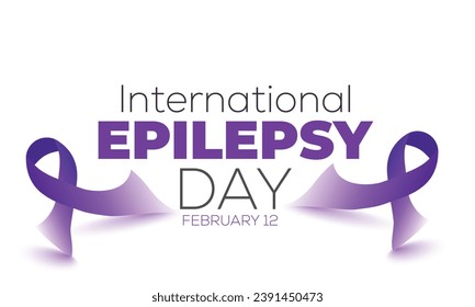International Epilepsy Day. background, banner, card, poster, template. Vector illustration.