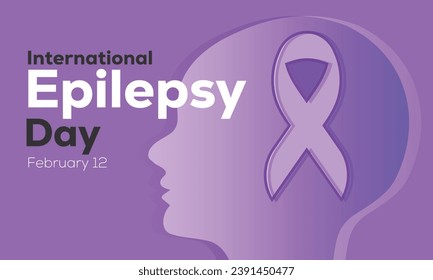 International Epilepsy Day. background, banner, card, poster, template. Vector illustration.