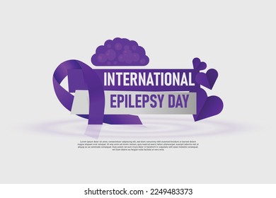 International Epilepsy Day background. Vector illustration background.