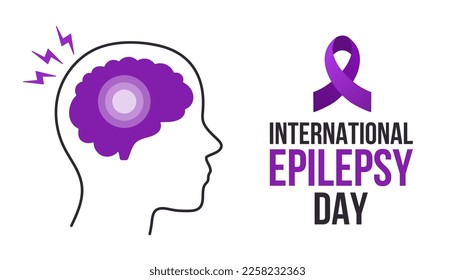 International Epilepsy Day background. Vector illustration background.