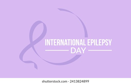 International Epilepsy Day observed every year on february 12. Vector health banner, flyer, poster and social medial template design.