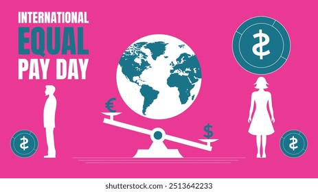 Diseño del Día Internacional de la Igualdad Salarial