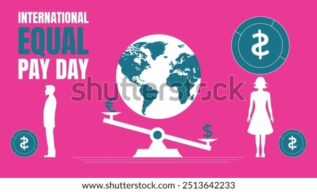 International Equal Pay Day design