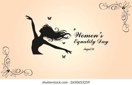 International Women’s Equality Day Illustration for editable template