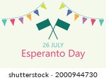 International esperanto day template design