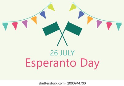 International esperanto day template design