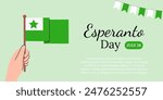 International Esperanto Day vector illustration