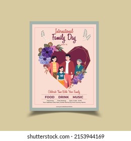 International Family Day Flyer Template