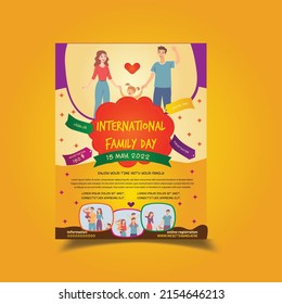 International Family Day Flyer Template