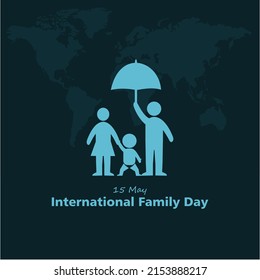 International family day symbol design image. vector. May 15