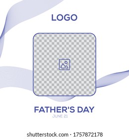 International Father's Day social media instagram post