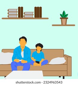 international father's day template design