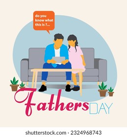 international father's day template design
