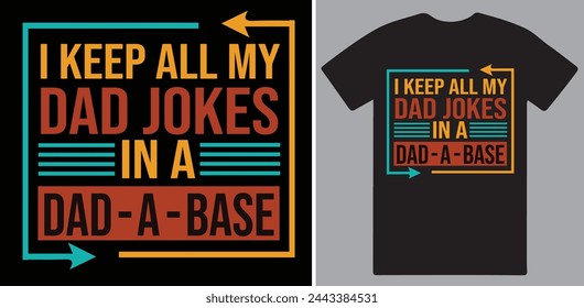 International Father's day a unique T shirt design vector .