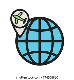 International Flights icon