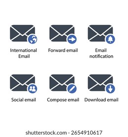 International, Forward, Benachrichtigung, Social, Compose, Download, E-Mail-Symbol