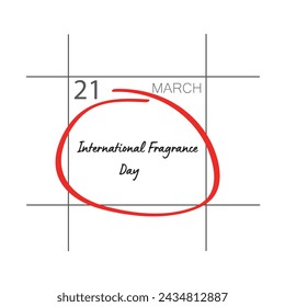 International Fragrance Day, march 21.