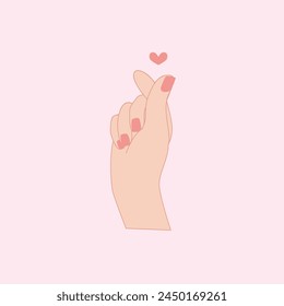 International Friendship Day. Best friend and hands as a symbol of friendship, vector illustration