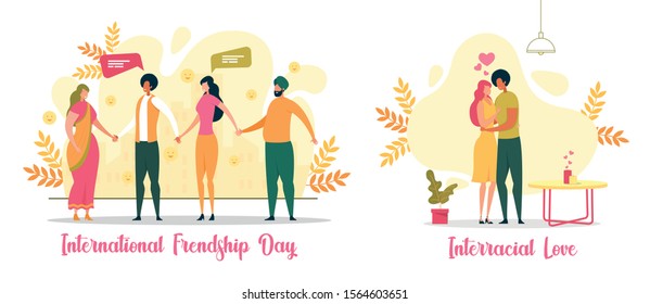 International Friendship Day Flat Vector Concept