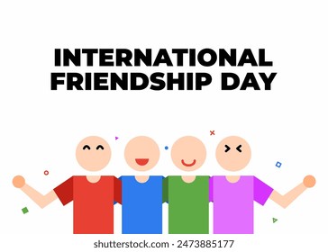 International friendship day poster design