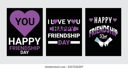 International Friendship Day T-Shirt Design