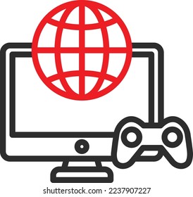 International Game Vector Icon which is suitable for commercial work and easily modify or edit it
