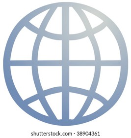 International global symbol, illustrating worldwide unity cooperation