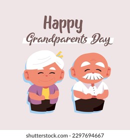 International GrandParents Day Illustration Vector
