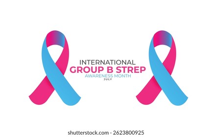 International Group B Strep Awareness Month. background, banner, card, poster, template. Vector illustration.