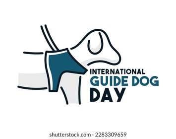 International Guide Dog Day. Celebrated on the last Wednesday in April each year. Eps 10.