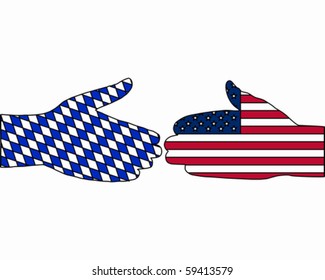 International handshake