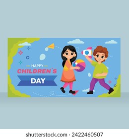International happy children's day template