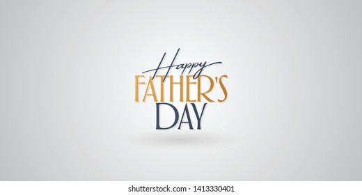 International Happy Father's Day. Billboard, Poster, Social Media, Greeting Card template. 