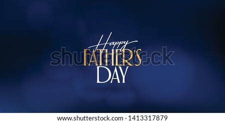 International Happy Father's Day. Billboard, Poster, Social Media, Greeting Card template. 