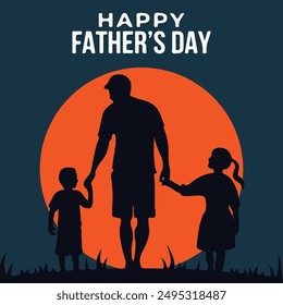 International Happy Fathers Day Free Vector Design.