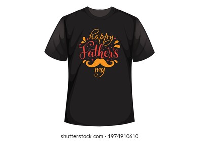 International happy fathers day Vector tshirt mug poster banner flyer illustration design