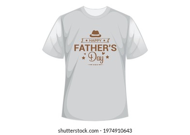 International happy fathers day Vector tshirt mug poster banner flyer illustration design