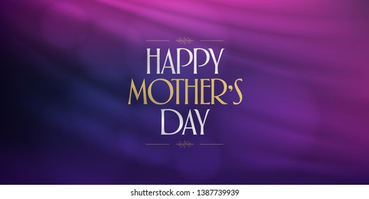 International Happy Mother's Day. Billboard, Poster, Social Media, Greeting Card template. 