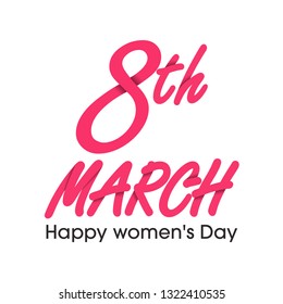 International Happy Women's Day, 8 March. Greeting card. Space for text. Happy Mother's Day. Background. Vector  illustration - Vector 