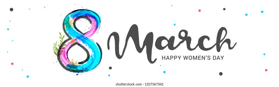 International Happy Womens Day Background.